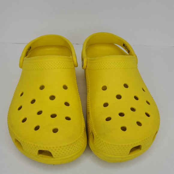 Crocs Unisex - Adult Men's and Women's Classic Clog Lemon Yellow Sz:8M - 10W.Goo - Picture 4 of 12